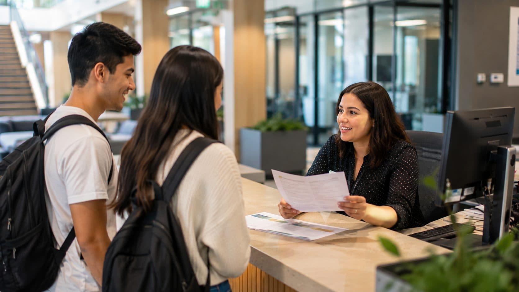 Student support and admissions guidance at Boston College Adelaide CBD